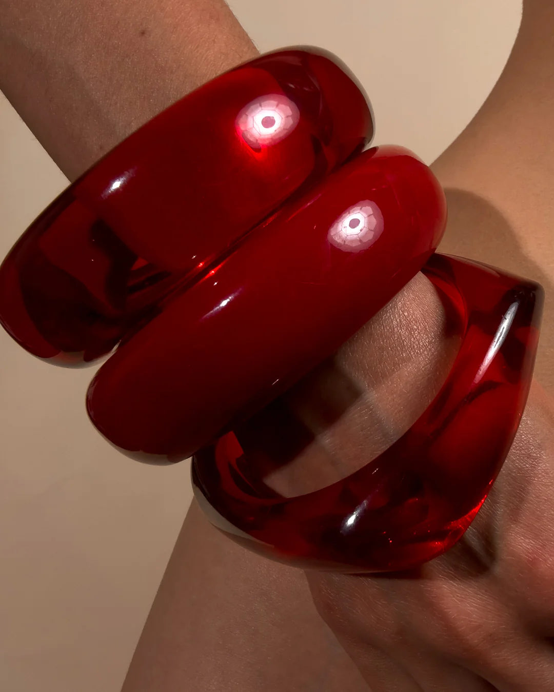 The Bangle Set In Red