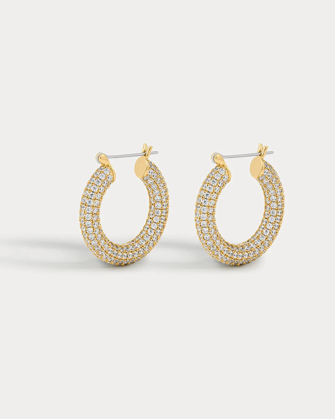 Pave Baby Amalfi Hoops