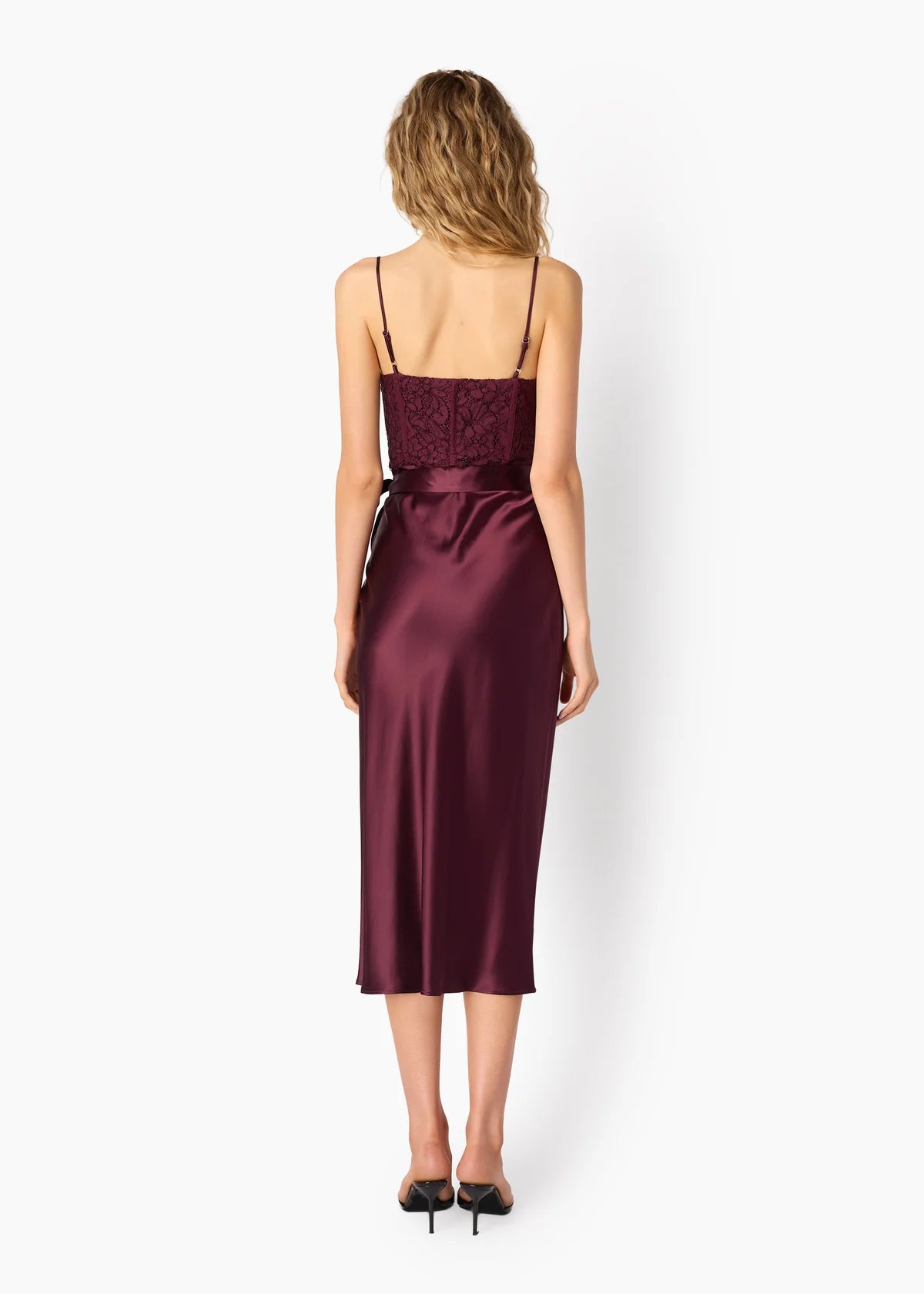 Tricia Corset Dress Blackberry