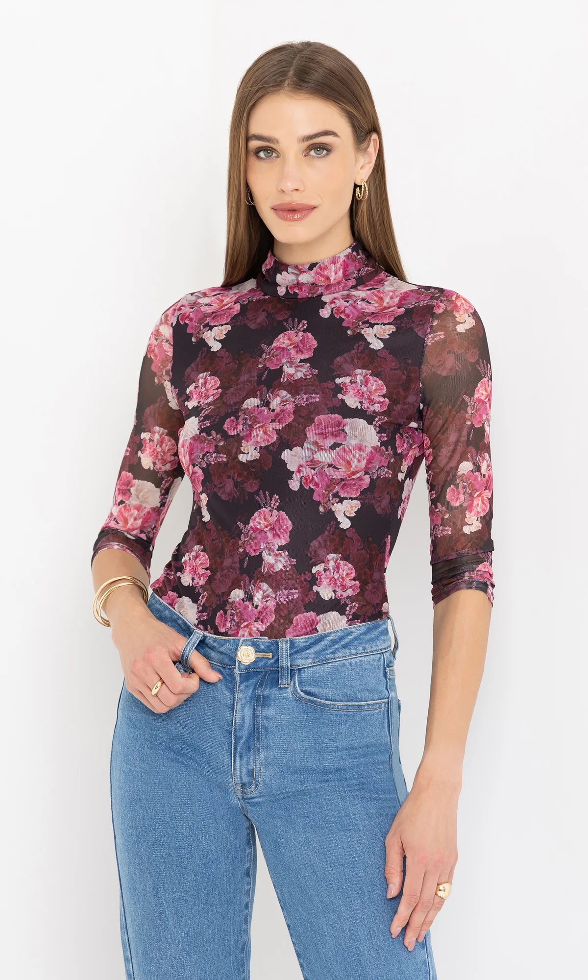 Milo Floral Mesh Bodysuit