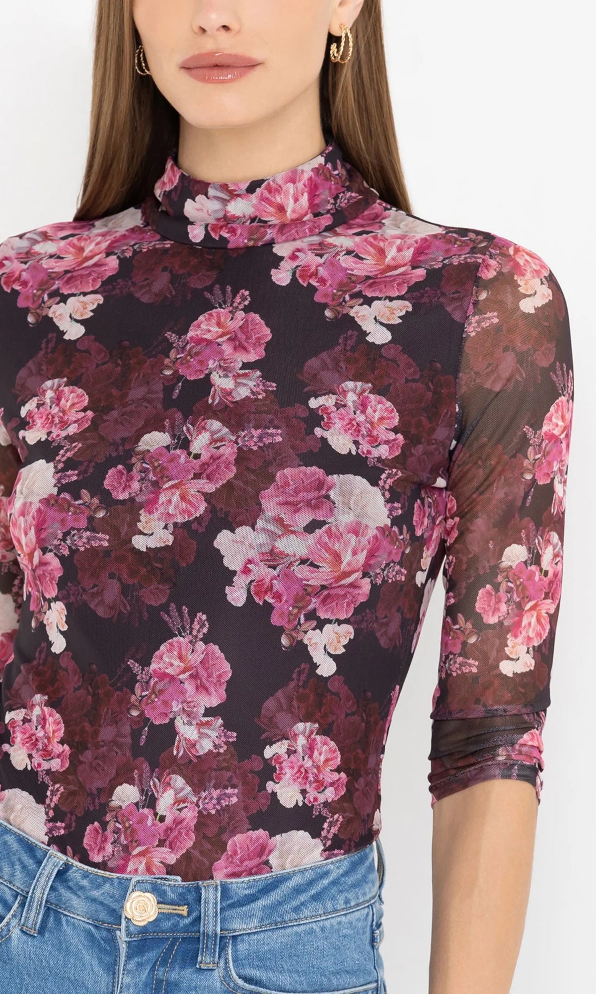 Milo Floral Mesh Bodysuit