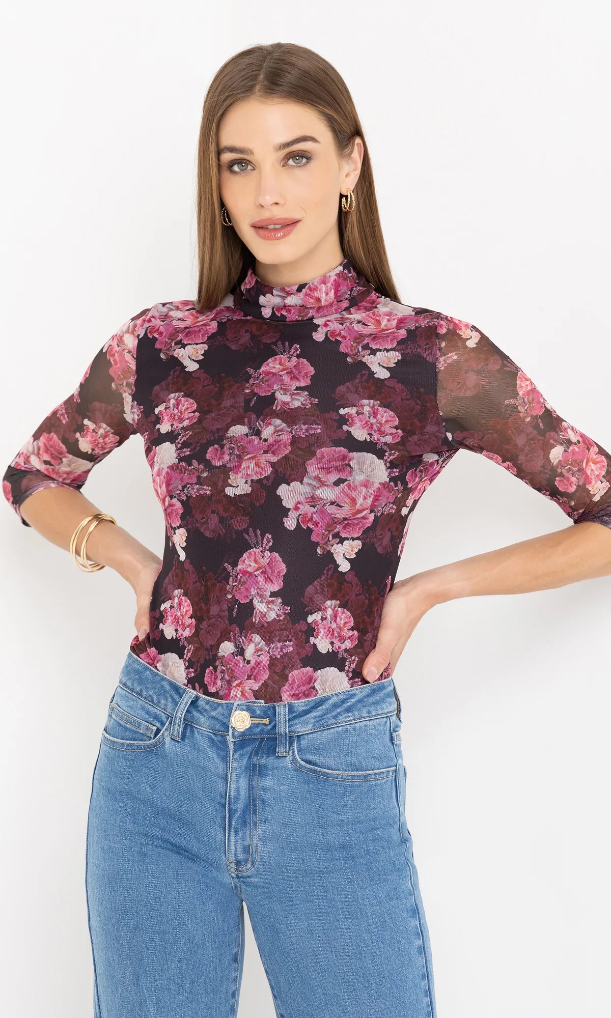 Milo Floral Mesh Bodysuit