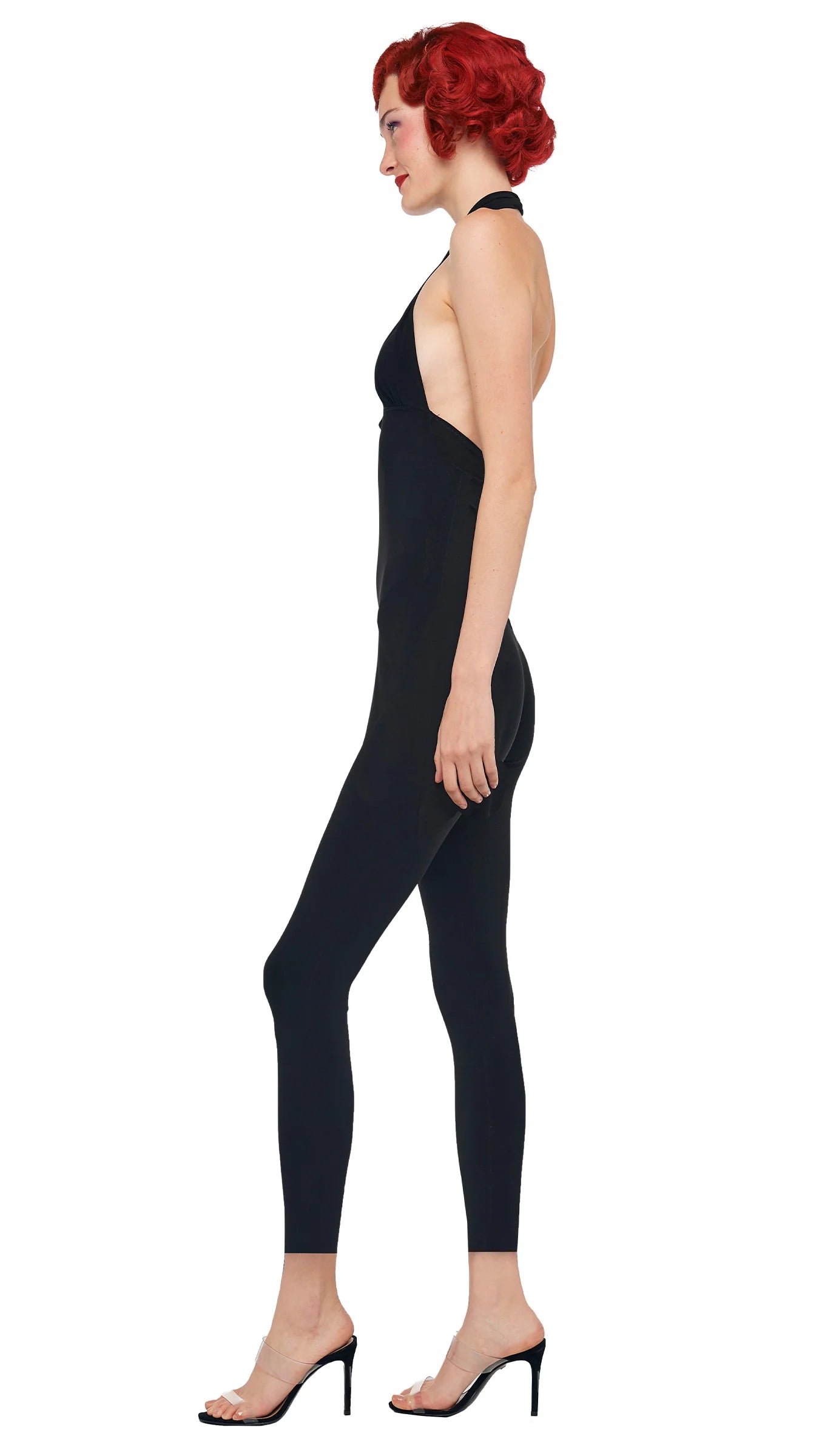 Cross Halter Catsuit