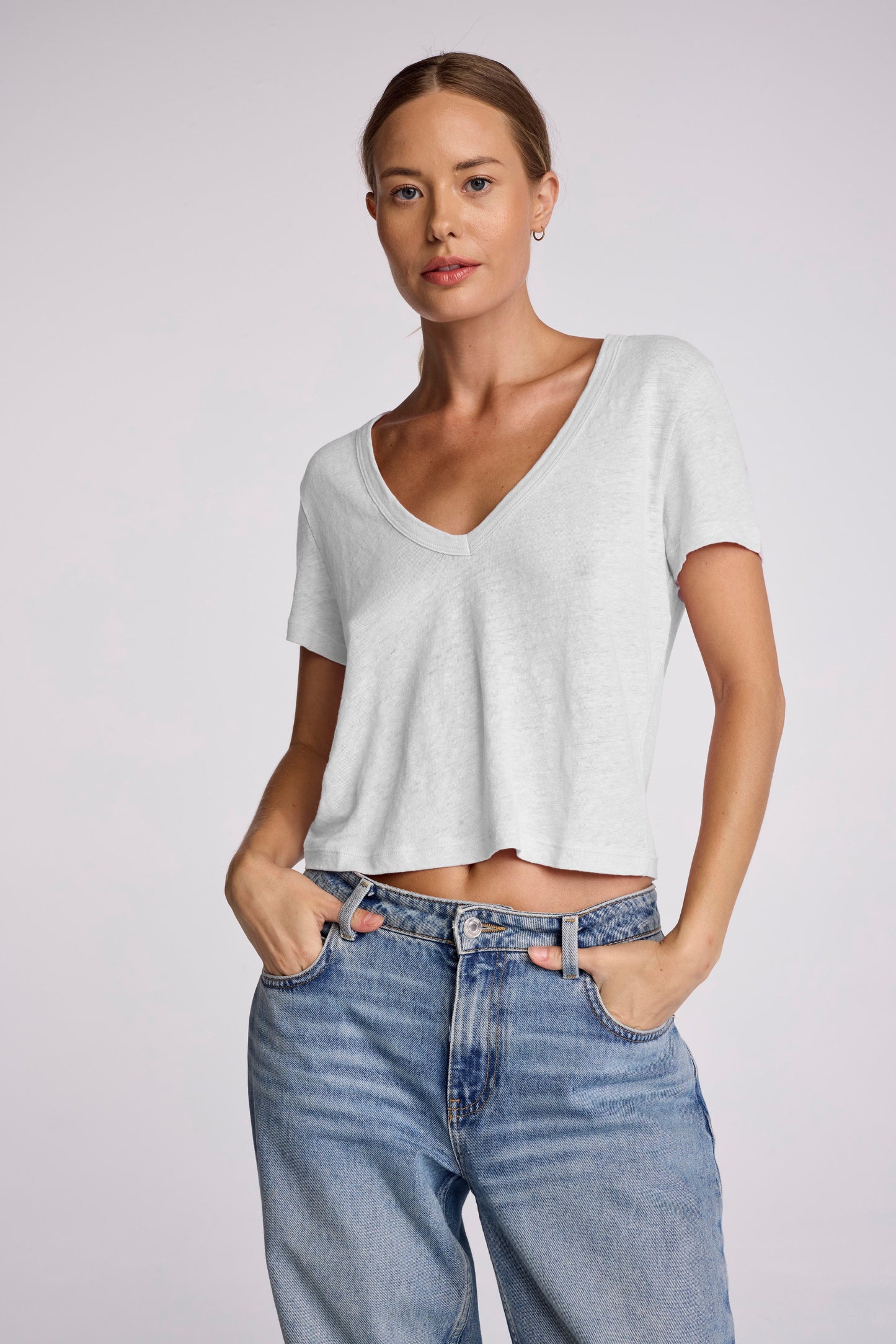 Linen Sister Tee White