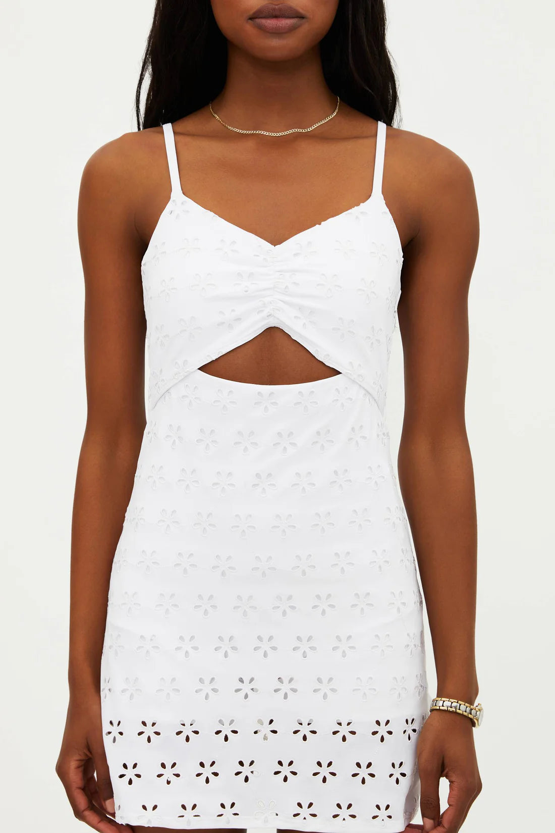 Sloan Dress White Magnolia Eyelet