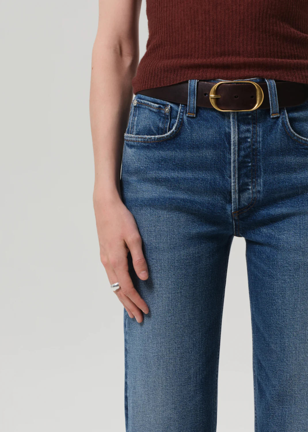 Delfina High Rise Straight Cici