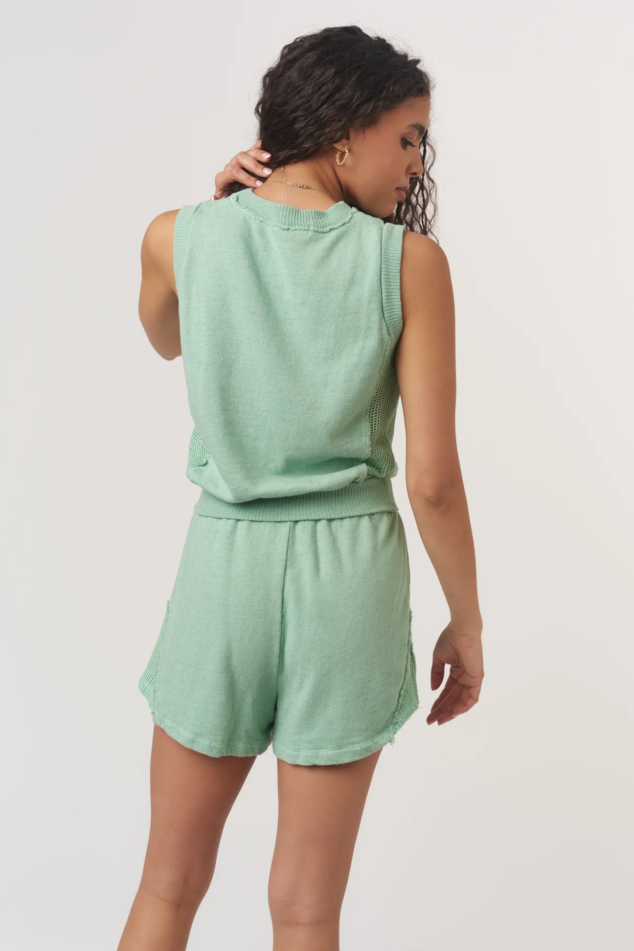 Aster Seamed Tank Mint Kiss