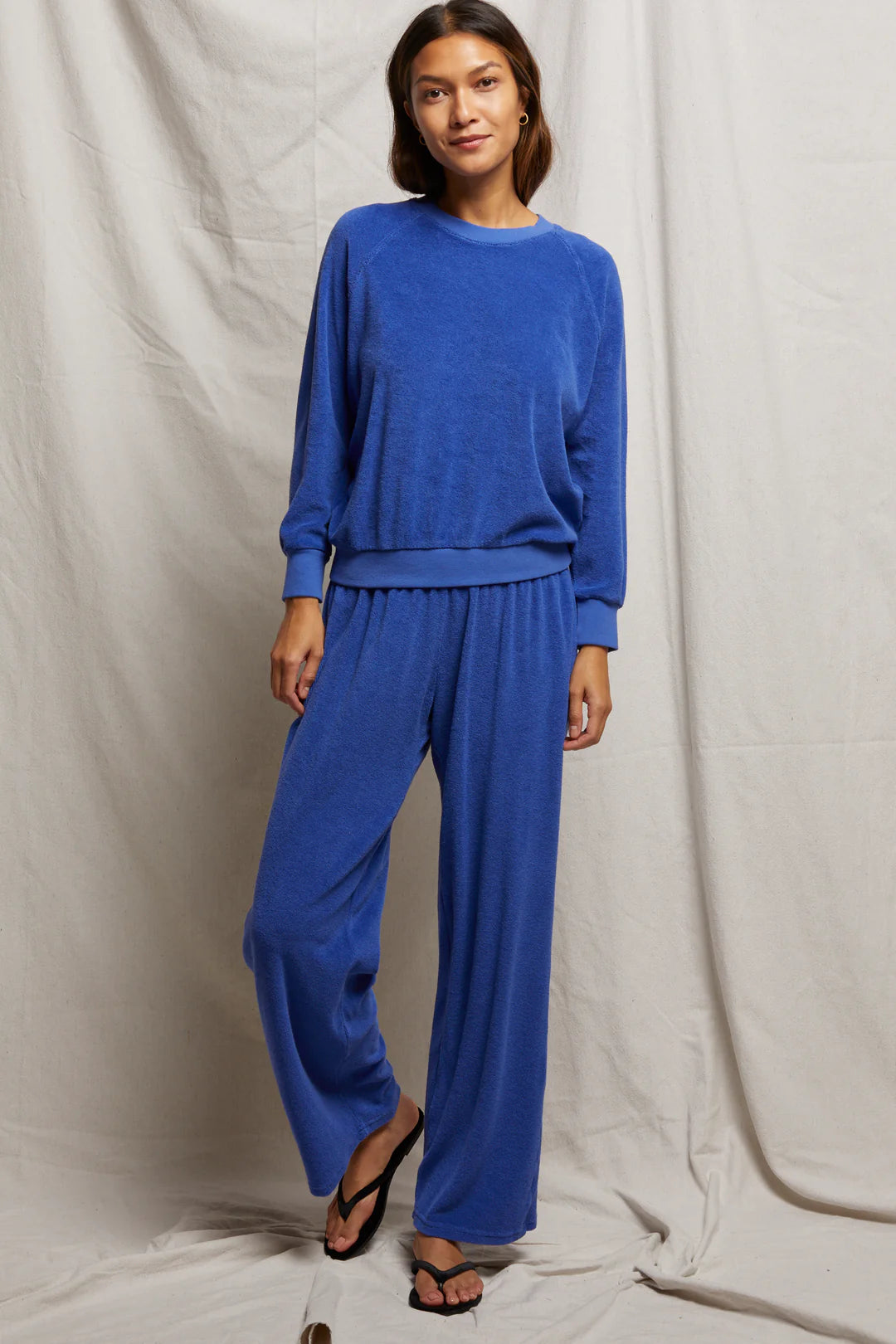 Katie Violet Blue Terry Pant
