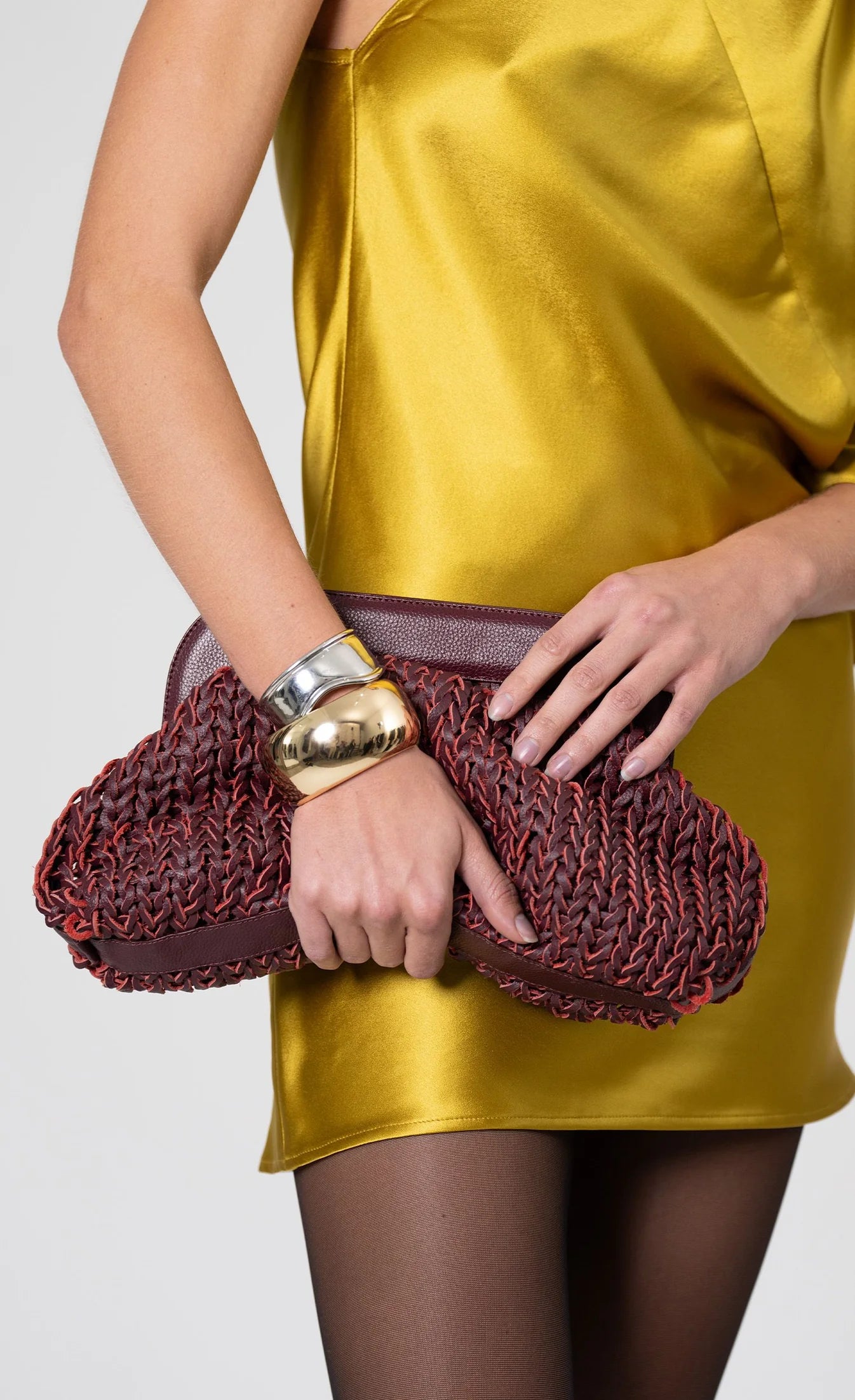 Haddie Clutch Bordeaux
