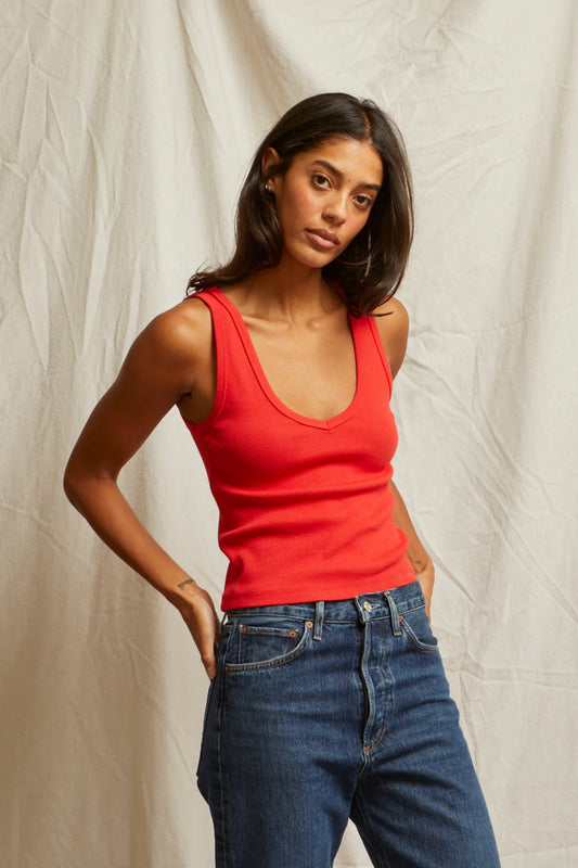 Maria Poppy Red Tank