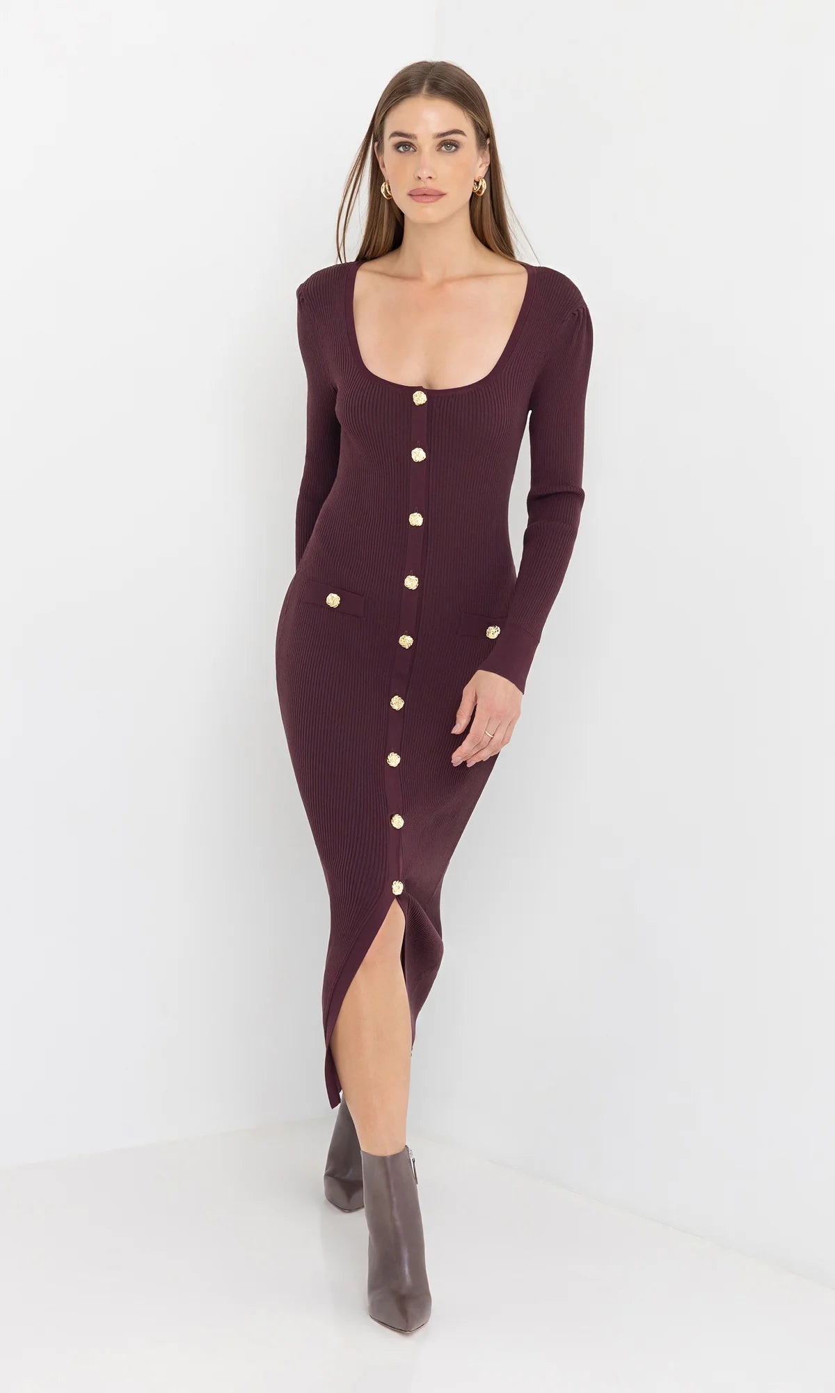 Andolina Square Neck Dress