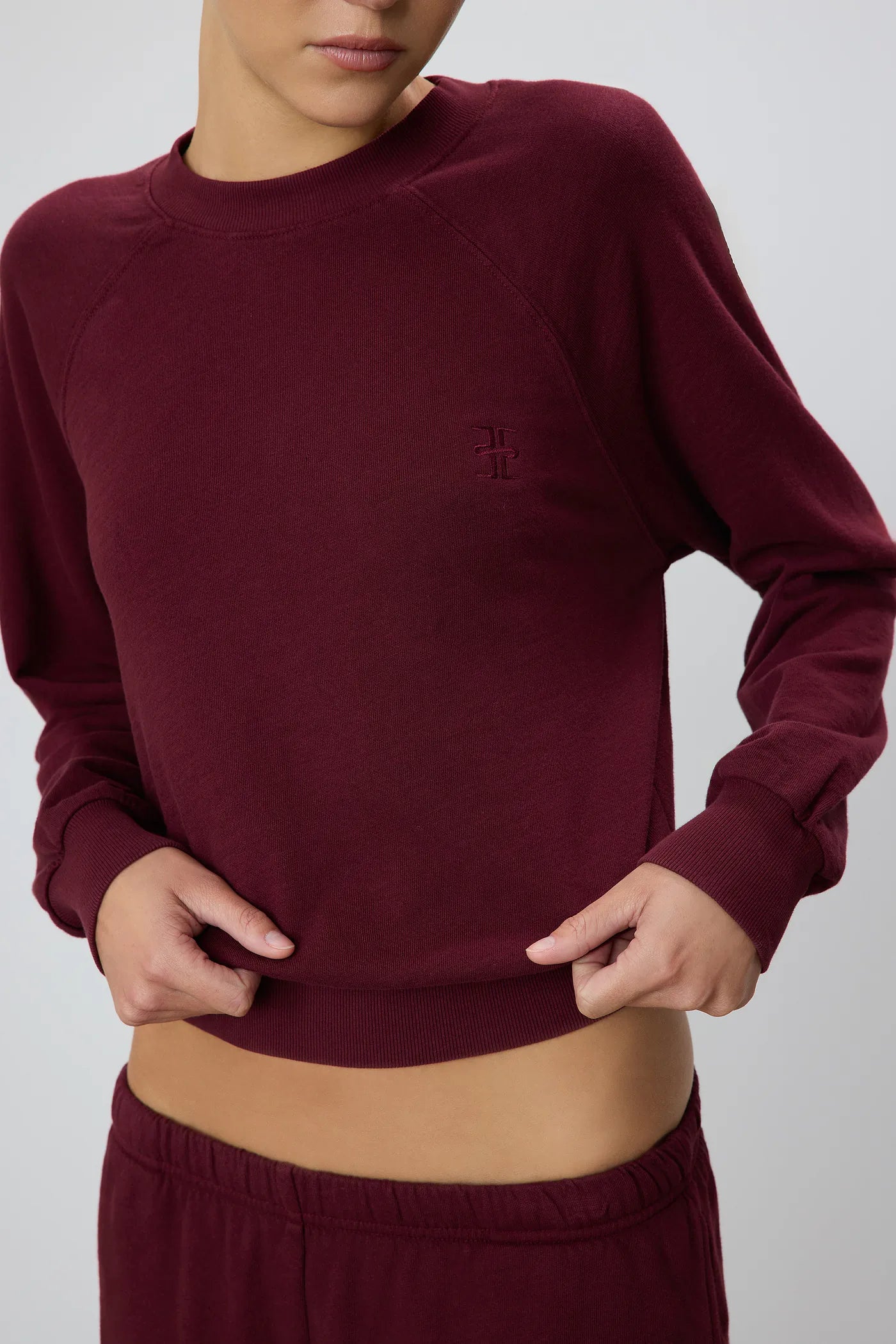 Shrunken Raglan Sweatshirt