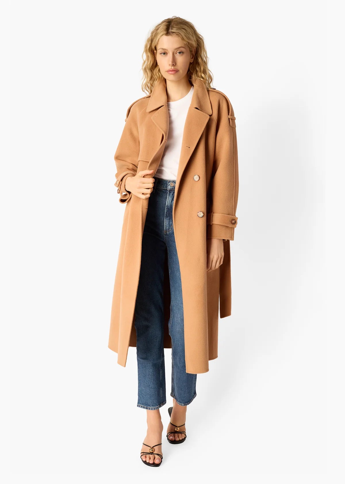Yennifer Trench Coat Camel