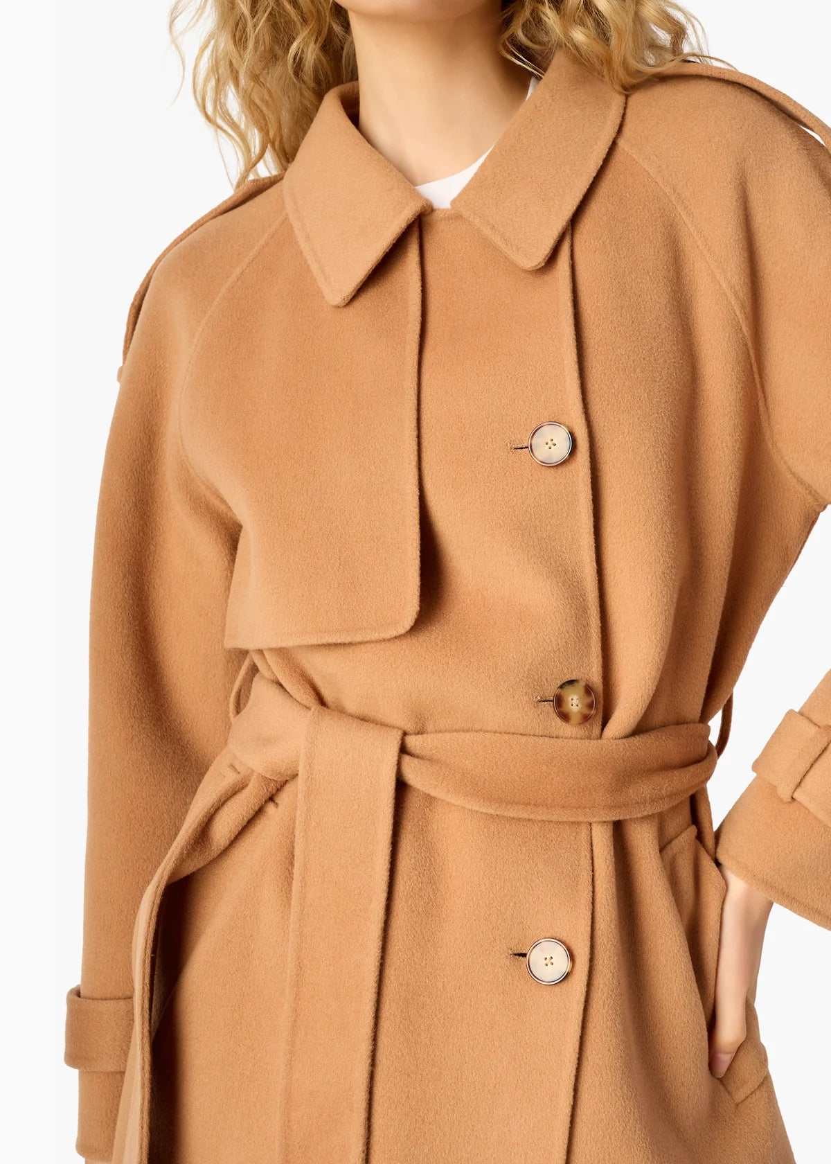 Yennifer Trench Coat Camel