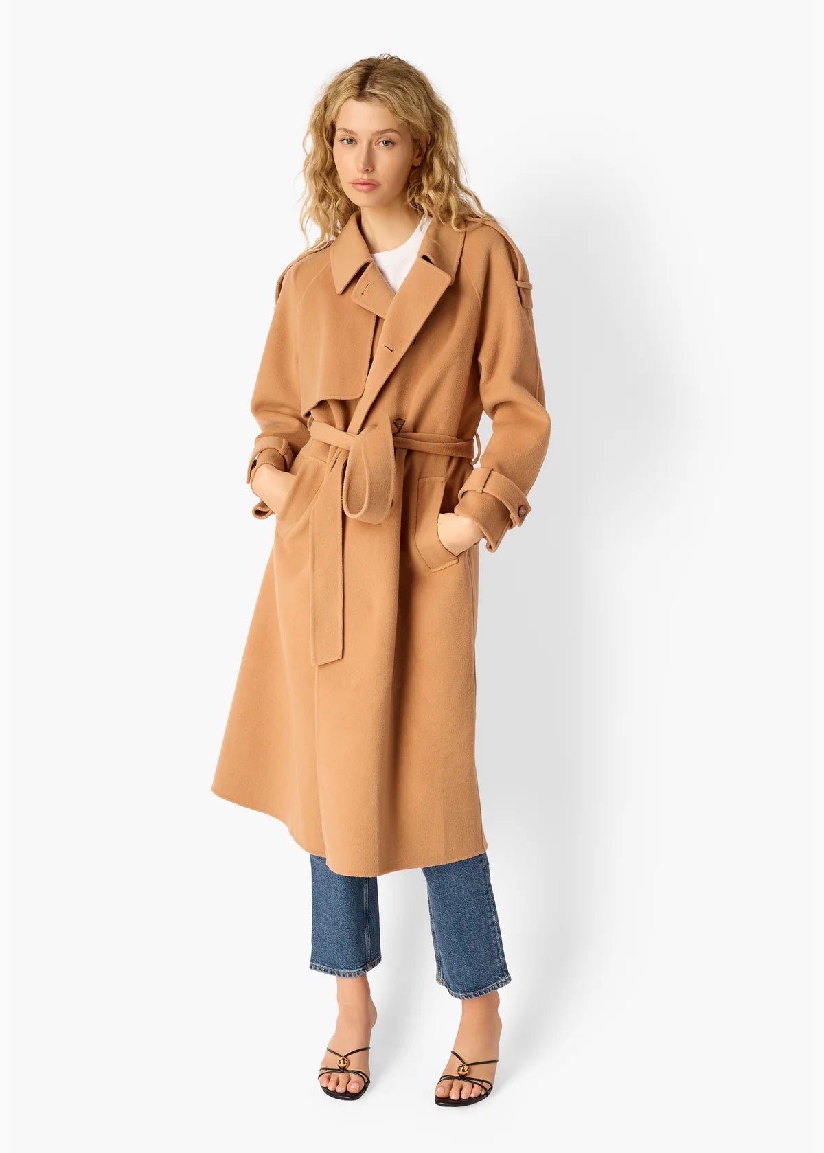 Yennifer Trench Coat Camel