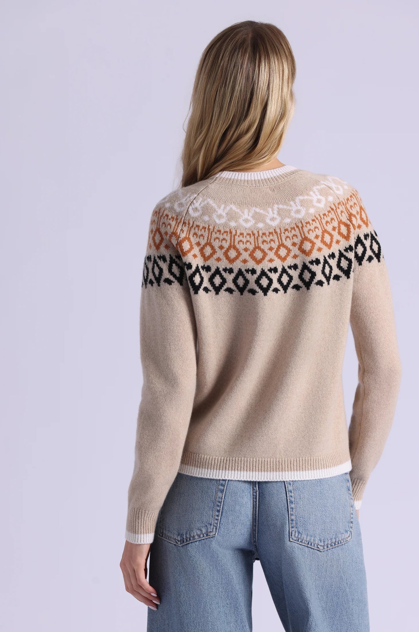 Cashmere Fair Isle Crew