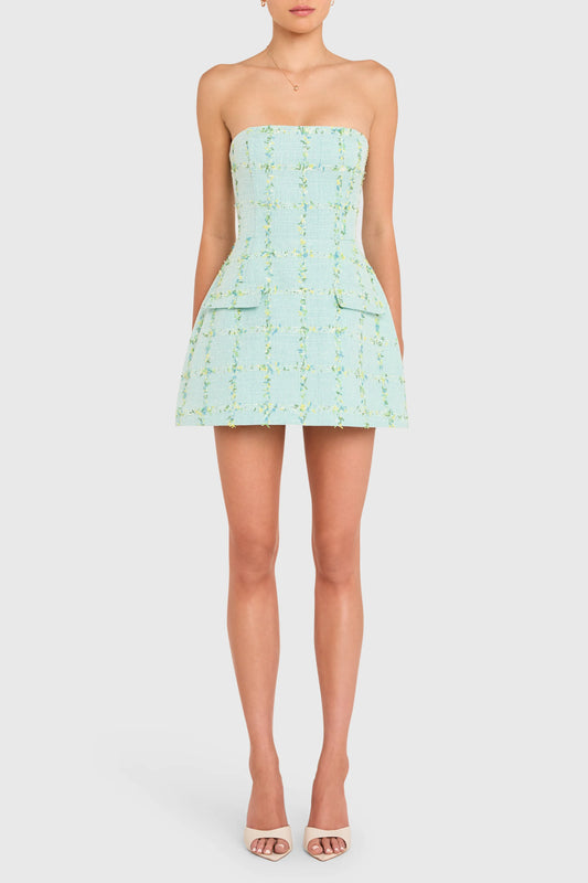 Bethany Skort Romper Aquamarine