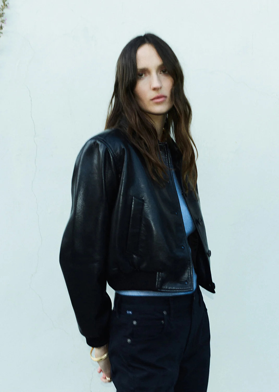 Lola Bomber Recycled Leather