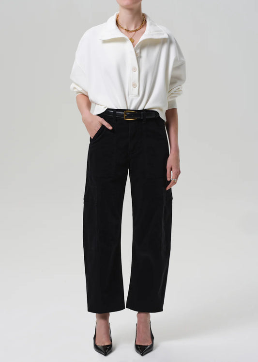 Marcelle Cargo Corduroy Charcoal