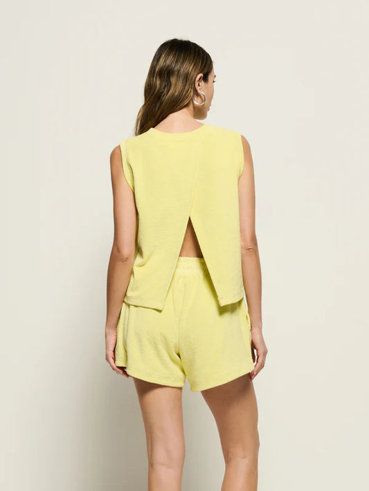 Nara Muscle Tank Citrus Yellow