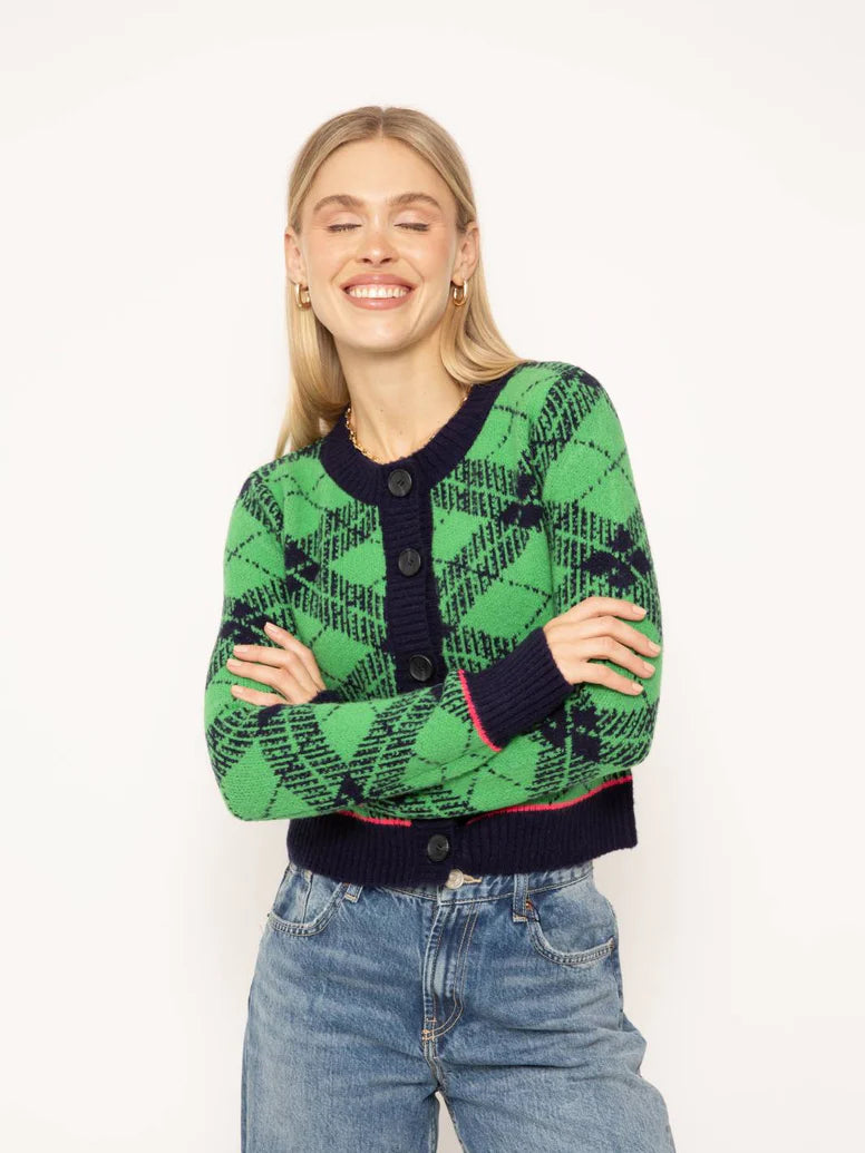 Goldie Plaid Cardi