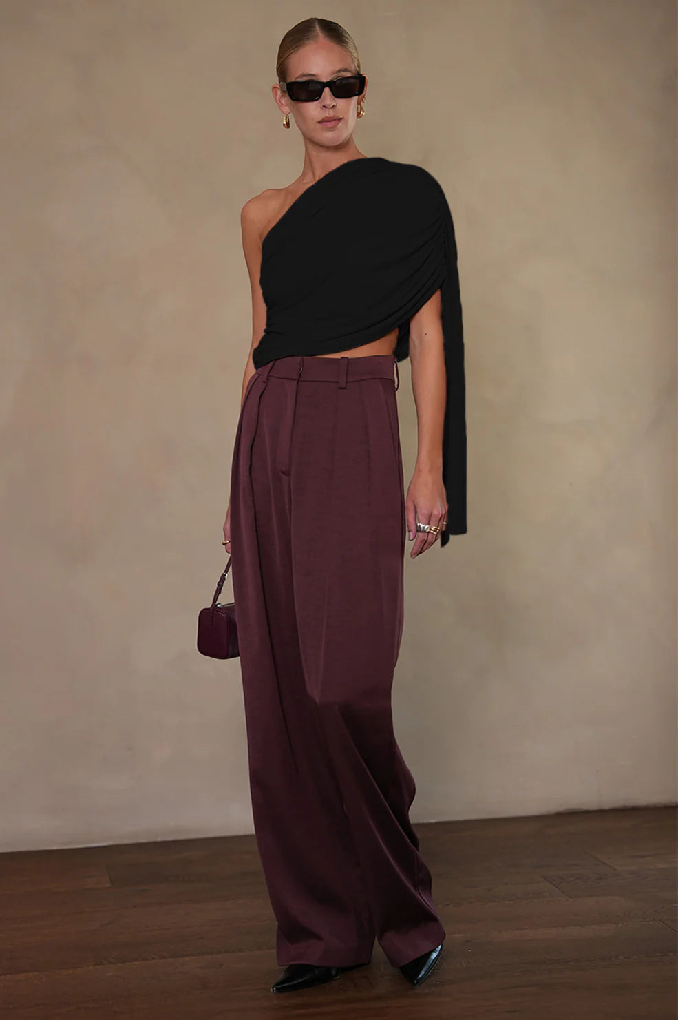Sabrina Trouser Plum
