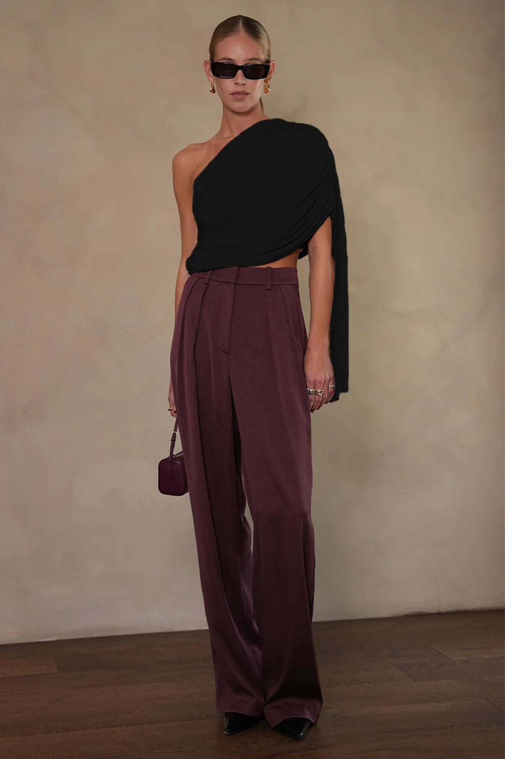 Sabrina Trouser Plum