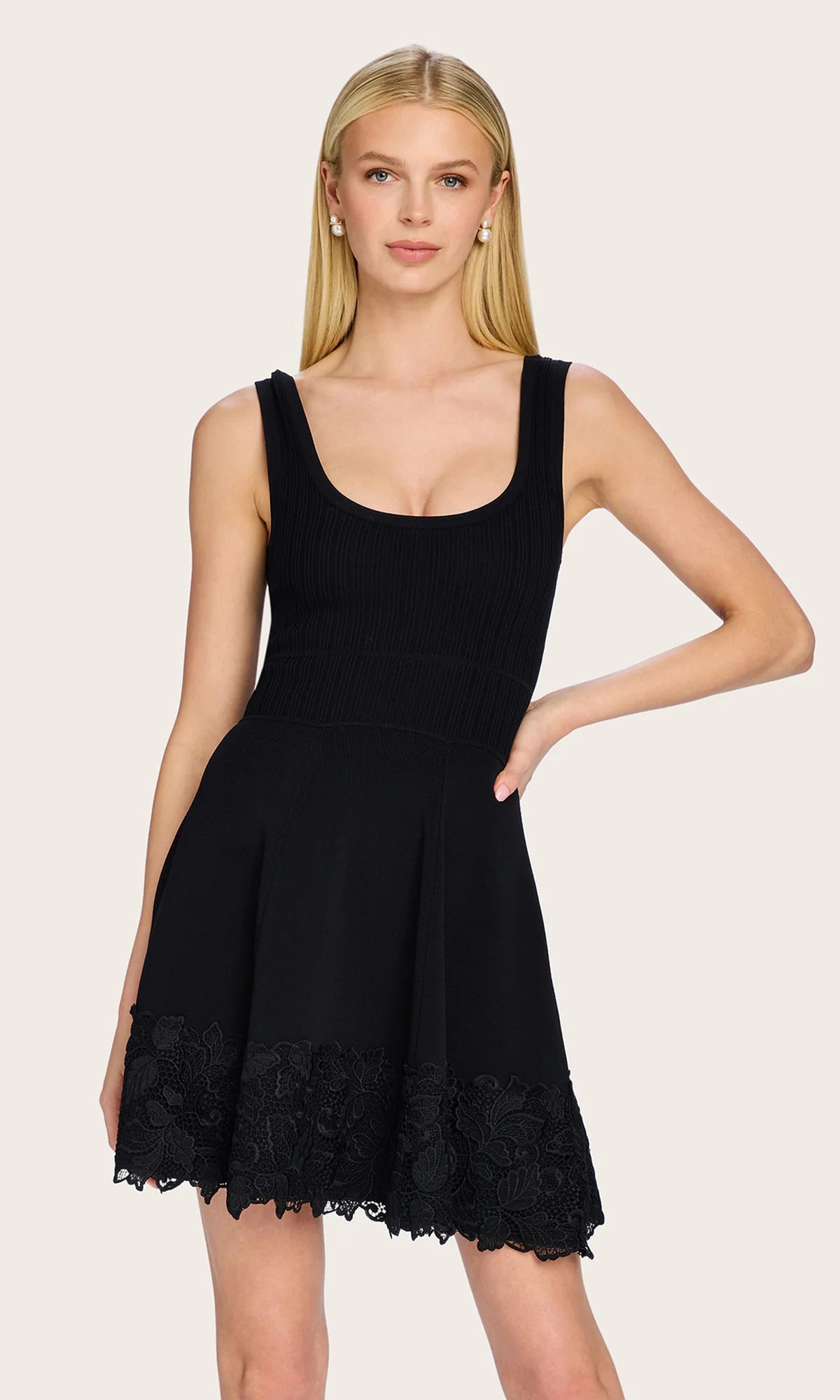 Orpheus Lace Combo Dress