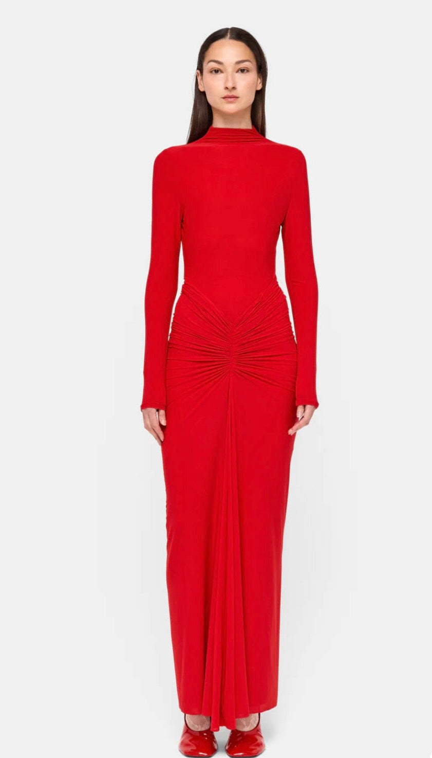 Scorpio Dress Red