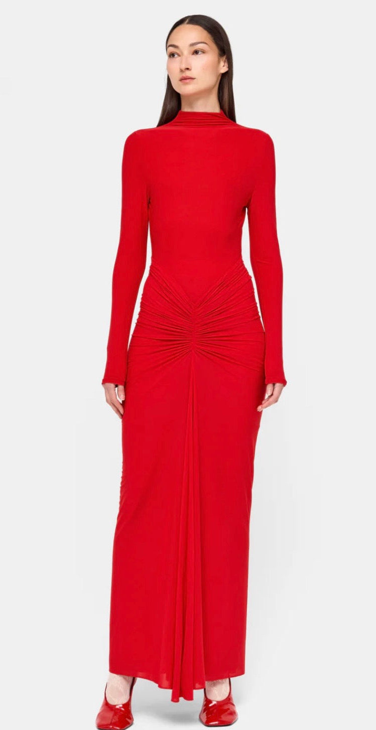 Scorpio Dress Red