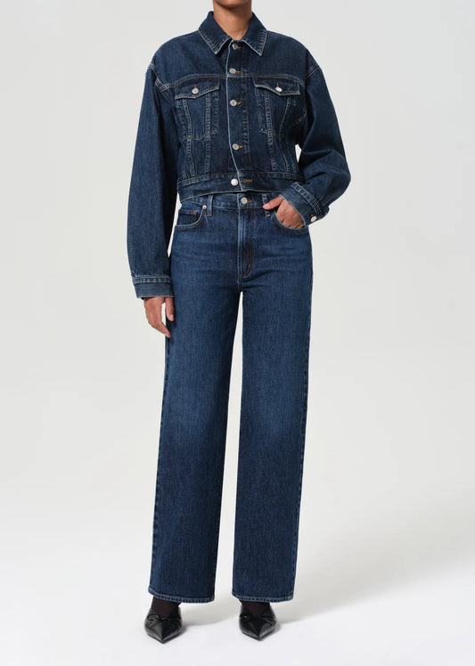 Harper Straight Jean Stretch in Echo