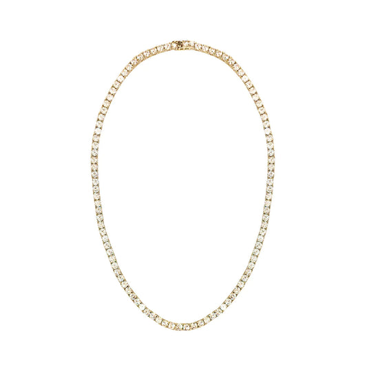 16” Tennis Necklace Gold